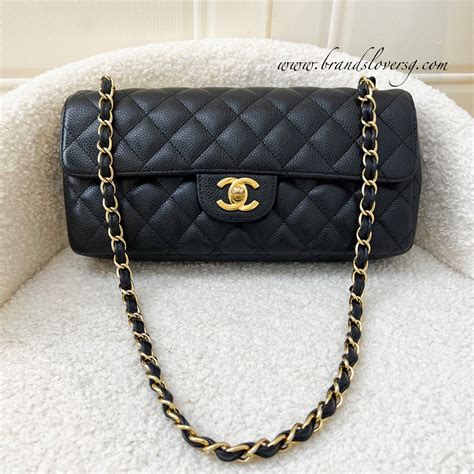 chanel caviar east west flap shoulder bag|CHANEL Caviar East West Flap Bag Taupe .